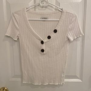 White button up American Eagle shirt